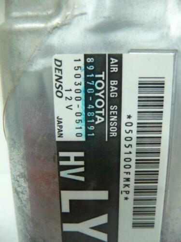 NY599-1 OEM WARRANTY 2006 2007 TOYOTA HIGHLANDER AIR BAG CONTROL MODULE