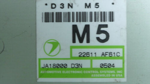 311-7 WARRANTY OEM 2000 Legacy GT L Engine Control Computer Brain ECM ECU EBX