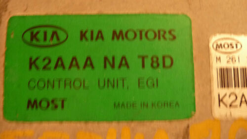 NC411-17 WARRANTY OEM 99 Kia Sephia Engine Control Computer Brain ECM ECU EBX