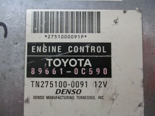 NY648-8 OEM WARRANTY 2005 TOYOTA SEQUOIA 4X4 ENGINE CONTROL MODULE ECM ECU