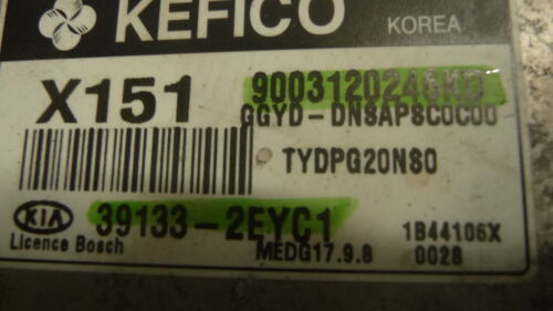 NY469-3 OEM WARRANTY 2014 KIA FORTE ENGINE CONTROL MODULE ECM ECU