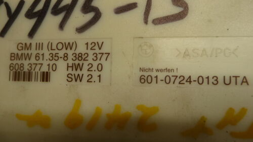 NY445-13 OEM WARRANTY 1999-2003 BMW 540i BODY CONTROL COMPUTER MODULE BCM BCU