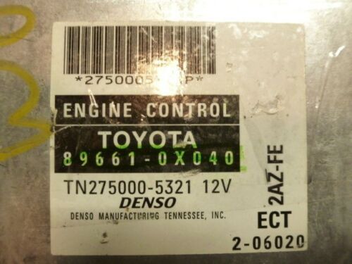 NY269-7 OEM WARRANTY 2003 CAMRY ENGINE CONTROL COMPUTER BRAIN ECM ECU