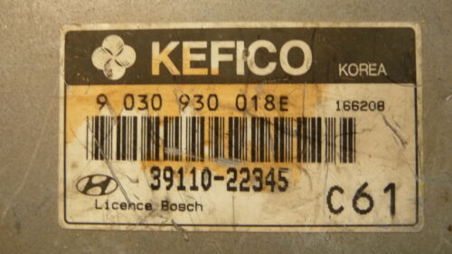 NY415-15 OEM WARRANTY 1996 HYUNDAI ACCENT ENGINE CONTROL COMPUTER MODULE ECM ECU