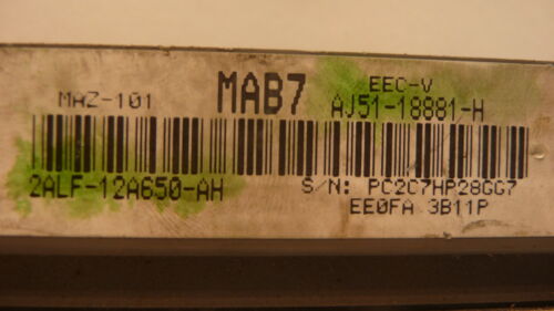 NY536-10 OEM PROGRAMMED 2003 MAZDA MPV ENGINE COMPUTER CONTROL MAZ-101 ECM ECU