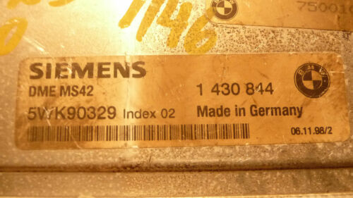 NC72-2 WARRANTY OEM 99 00 323i E46 Engine Control Computer Brain ECM ECU EBX