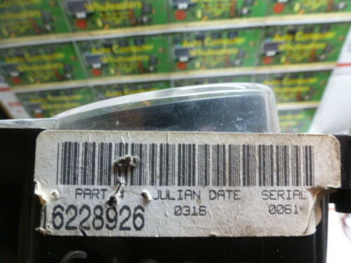 S1827 OEM WARRANTY 1996 CADILLAC ELDORADO INSTRUMENT CLUSTER SPEEDOMETER 198,941