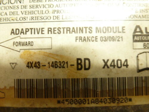 NY232-20 OEM WARRANTY 2004 JAGAUR X TYPE AIR BAG CONTROL MODULE COMPUTER BRAIN