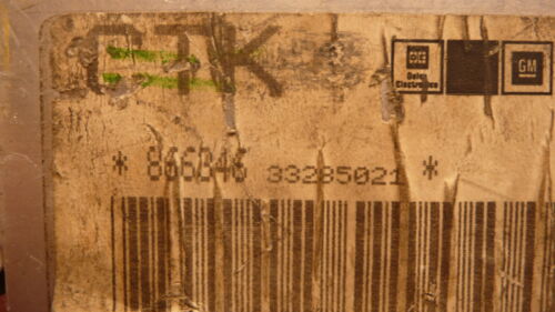 NY561-1 OEM WARRANTY 1979-1985 CADILLAC EL DORADO ENGINE CONTROL MODULE ECM ECU