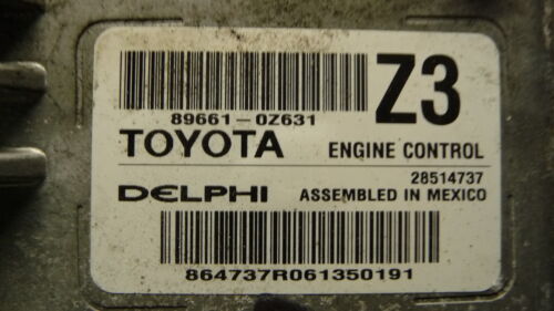 NY430-7 OEM WARRANTY 2016 TOYOTA COROLLA ENGINE CONTROL COMPUTER MODULE ECM ECU
