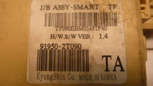 NY490-6 OEM WARRANTY 2011 2012 2013 KIA OPTIMA FUSE BOX ENGINE FEDERAL EMISSIONS