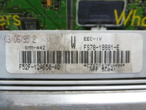 NY390-7 OEM WARRANTY 1997 MAZDA 626 ENGINE CONTROL COMPUTER MODULE ECM ECU EBX