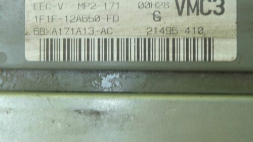285-13 WARRANTY 2001 Ford Sable Taurus Engine Control Computer Brain ECM ECU EBX