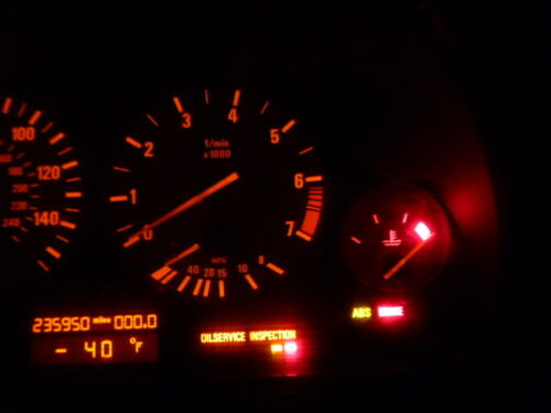 S1640 OEM WARRANTY 1997 BMW 528i INSTRUMENT CLUSTER SPEEDOMETER 235,950