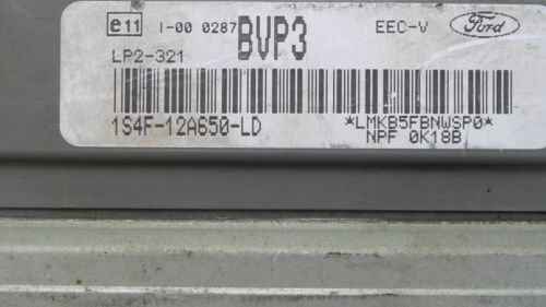 286-14 WARRANTY 2001 Ford Focus SOHC Engine Control Computer Brain ECM ECU EBX