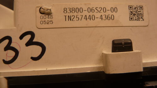 S2133 OEM WARRANTY 2007-2009 TOYOTA CAMRY INSTRUMENT CLUSTER SPEEDOMETER 29,651