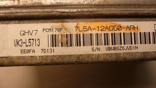 NY539-7 OEM WARRANTY 2007-2011 FORD RANGER ENGINE COMPUTER CONTROL MODULE ECU