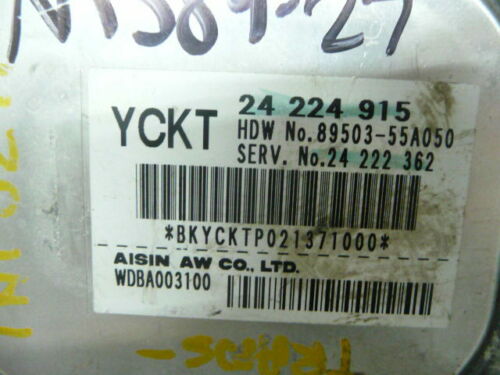 NY589-27 OEM WARRANTY 2002 2003 SATURN VUE TRANSMISSION CONTROL MODULE TCM TCU