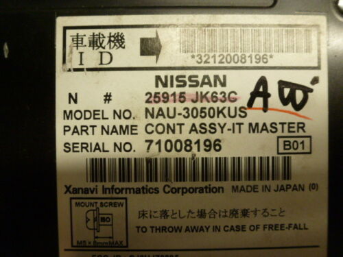 RD14-2 OEM FACTORY 2007 2008 INFINITI G35 6 TRUNK CD CHANGER RECEIVER