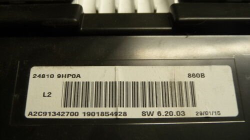 S1959 OEM WARRANTY 2015 NISSAN ALTIMA INSTRUMENT CLUSTER SPEEDOMETER 35,366