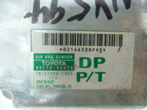 NY594-22 OEM WARRANTY 1998 TOYOTA CAMRY LEXUS ES300 AIR BAG CONTROL MODULE
