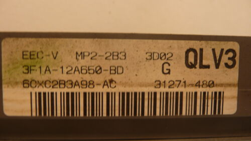 NY533-17 OEM PROGRAMMED 03 TAURUS SABLE ENGINE COMPUTER MODULE MP2-2B3 ECM ECU