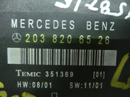 NY587-15 OEM WARRANTY 2002-2007 MERCEDES BENZ C CLASS REAR DOOR CONTROL MODULE