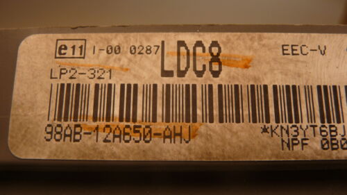 NY488-14 OEM WARRANTY 2000 FORD FOCUS ENGINE CONTROL COMPUTER MODULE ECM ECU