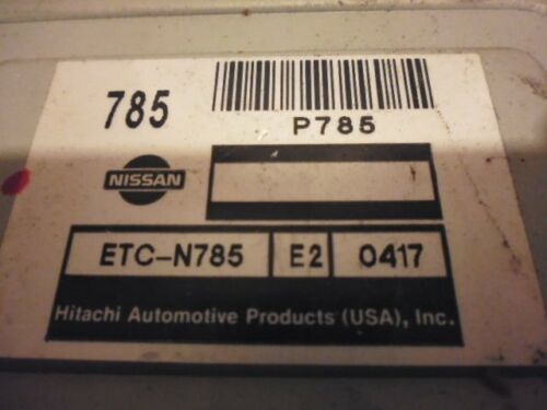 WS28-15 OEM WARRANTY 2000 01 ALTIMA TRANSMISSION CONTROL MODULE COMPUTER TCM TCU