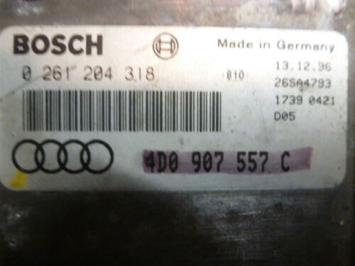 NY375-9 OEM WARRANTY 1997 AUDI A8 ENGINE CONTROL COMPUTER MODULE ECM ECU EBX