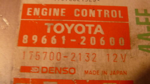1 Year Warranty* 1990 90 Toyota Celica Engine Control Computer Brain ECU ECM EBX