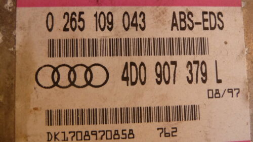1997 Audi A4 A6 A8 ABS Control Computer Brain Warranty