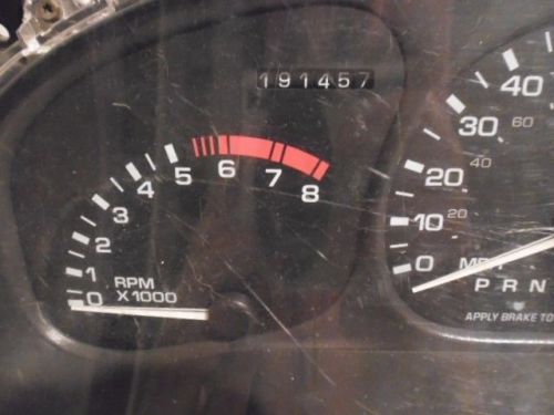 MR-139 OEM WARRANTY 1999 SILHOUETTE 191,457 INSTRUMENT CLUSTER SPEEDOMETER