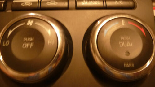 CC653 2009 2010 2011 2012 2013 Mazda 6 TEMP AC HEAT CLIMATE CONTROL PANEL SWITCH