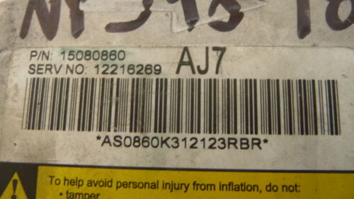 NY598-18 OEM WARRANTY 2002 BRAVADA ENVOY TRAILBLAZER AIR BAG CONTROL MODULE