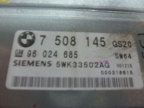 NY155-12 OEM WARRANTY 01 BMW 530i TRANSMISSION CONTROL COMPUTER MODULE TCM TCU