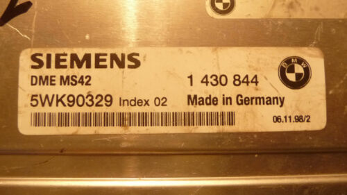 NC72-6 WARRANTY OEM 1998 323i E46 Engine Control Computer Brain ECM ECU EBX