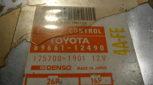 TY5-6 WARRANTY OEM 90 Corolla Prizm Engine Control Computer Brain ECM ECU EBX