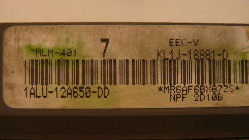 NY536-17 OEM PROGRAMMED 01 02 MAZDA 626 ENGINE COMPUTER CONTROL MLM-401 ECM ECU