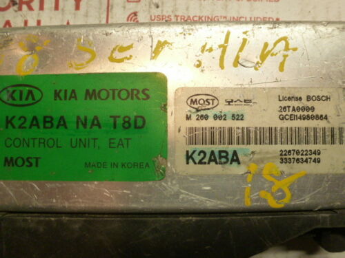 NY305-20 OEM WARRANTY 00 01 KIA SEPHIA TRANSMISSION CONTROL COMPITER TCM TCU