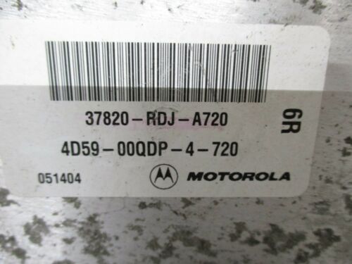 NY646-4 OEM WARRANTY 2004 ACURA MDX ENGINE CONTROL MODULE ECM ECU