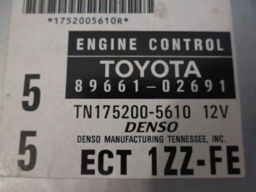NY29-3 OEM WARRANTY 2000 00 COROLLA Engine Control Computer Brain ECM ECU EBX