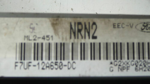 275-20 WARRANTY 1997 Ford Van 4.2 Engine Control Computer Brain ECM ECU EBX