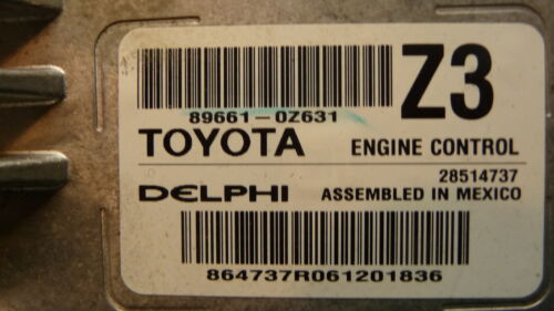 NY426-9 OEM WARRANTY 2016 TOYOTA COROLLA ENGINE CONTROL COMPUTER MODULE ECM ECU