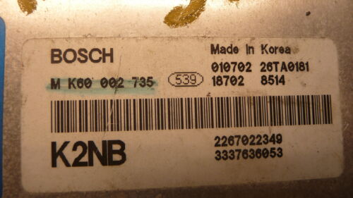 NY502-17 OEM WARRANTY 2002 2003 KIA SPECTRA TRANSMISSION CONTROL MODULE TCM TCU