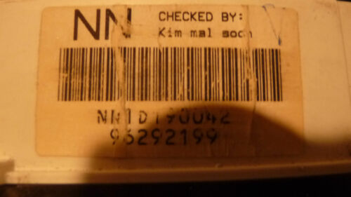 BW194 WARRANTY 97 98 99 00 01 Leganza AT Instrument Cluster Speedometer 106,180