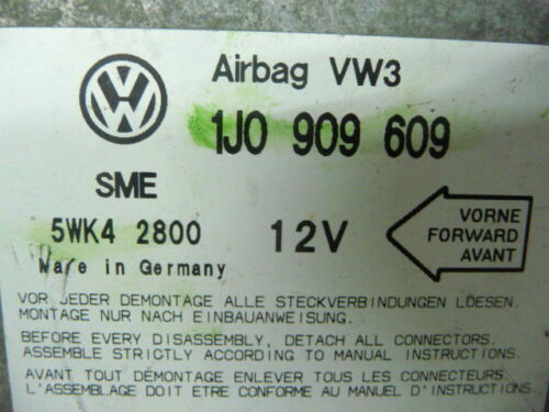 NY591-1 OEM WARRANTY 1998 1999 2000 VOLKSWAGEN GOLF AIR BAG CONTROL MODULE