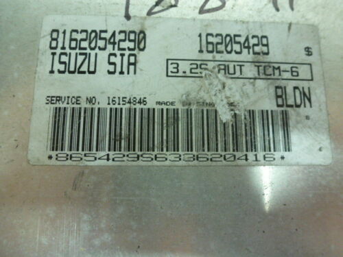 NY188-11 OEM WARRANTY 93-95 PASSPORT RODEO TRANSMISSION CONTROL MODULE TCM TCU