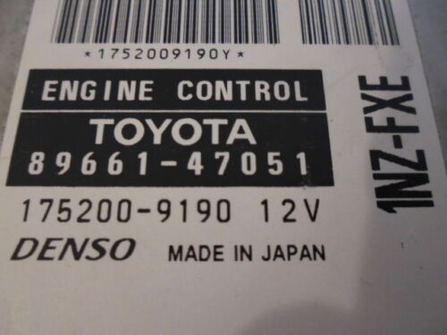 NY30-8 OEM WARRANTY 01 02 03 PRIUS Engine Control Computer Brain ECM ECU EBX
