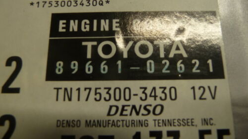 NY442-15 OEM WARRANTY 99 00 TOYOTA COROLLA ENGINE CONTROL COMPUTER MODULE ECM